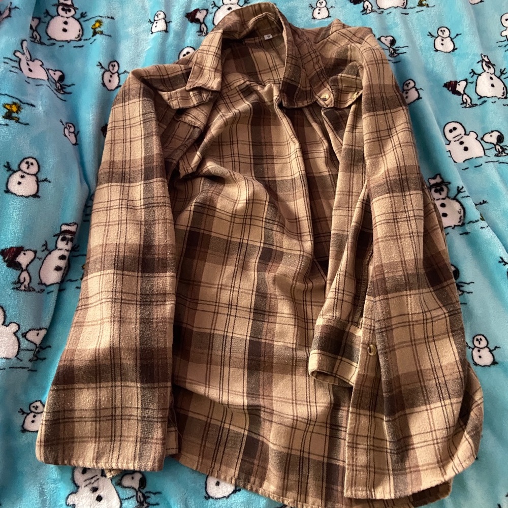 Button up fleece shirt